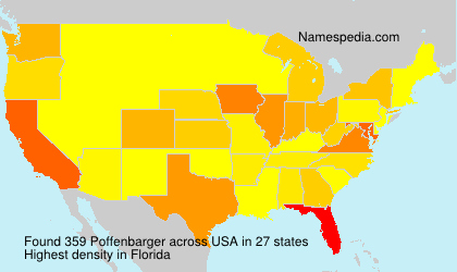 Surname Poffenbarger in USA Surname Poffenbarger in USA