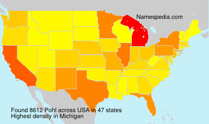 Surname Pohl in USA Surname Pohl in USA