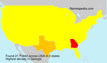 Surname Pohlel in USA Surname Pohlel in USA