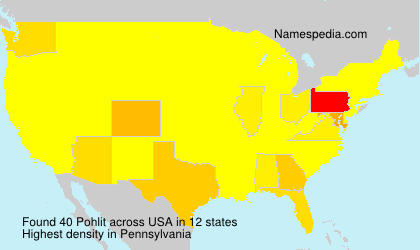 Surname Pohlit in USA Surname Pohlit in USA