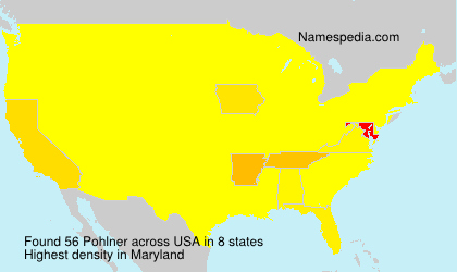 Surname Pohlner in USA Surname Pohlner in USA