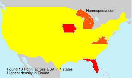 Surname Pohnl in USA Surname Pohnl in USA