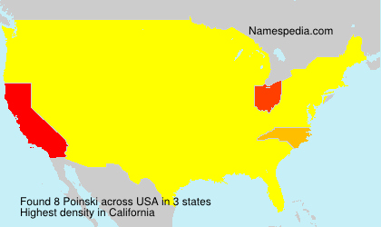 Surname Poinski in USA Surname Poinski in USA