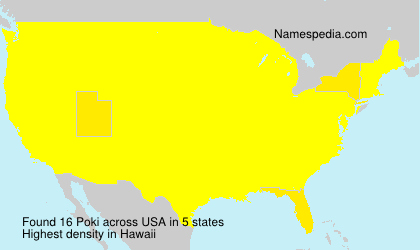 Surname Poki in USA Surname Poki in USA