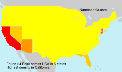 Surname Pokk in USA Surname Pokk in USA
