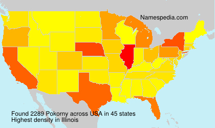 Surname Pokorny in USA Surname Pokorny in USA