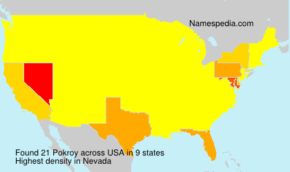 Surname Pokroy in USA Surname Pokroy in USA