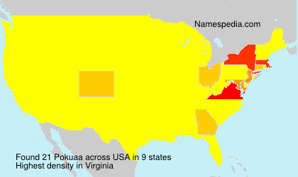 Surname Pokuaa in USA Surname Pokuaa in USA