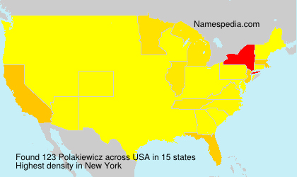 Surname Polakiewicz in USA Surname Polakiewicz in USA