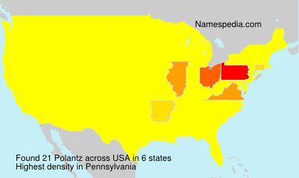Surname Polantz in USA