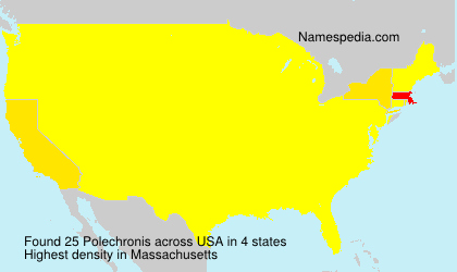 Surname Polechronis in USA Surname Polechronis in USA