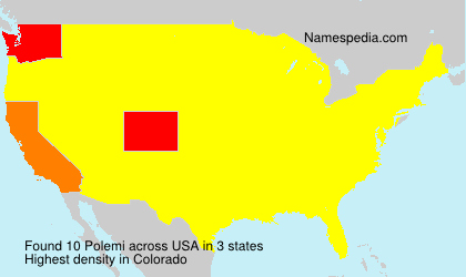 Surname Polemi in USA Surname Polemi in USA