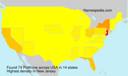 Surname Polifrone in USA Surname Polifrone in USA