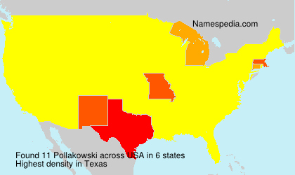 Surname Pollakowski in USA Surname Pollakowski in USA
