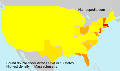 Surname Pollander in USA Surname Pollander in USA