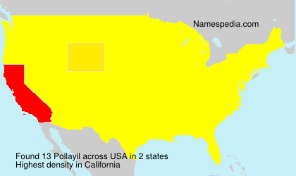 Surname Pollayil in USA Surname Pollayil in USA