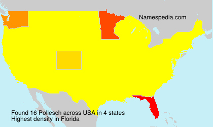Surname Pollesch in USA Surname Pollesch in USA