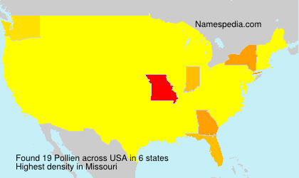 Surname Pollien in USA Surname Pollien in USA