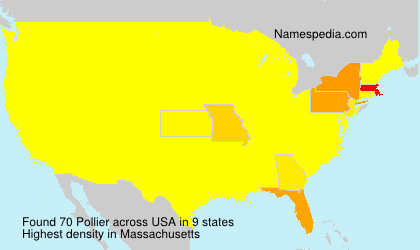 Surname Pollier in USA Surname Pollier in USA