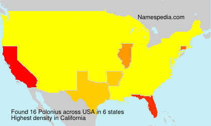 Surname Polonius in USA Surname Polonius in USA