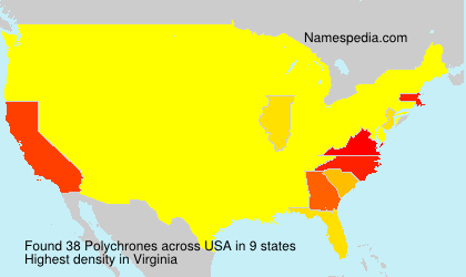 Surname Polychrones in USA Surname Polychrones in USA