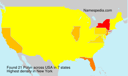 Surname Polyn in USA Surname Polyn in USA