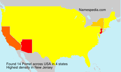 Surname Pomel in USA Surname Pomel in USA
