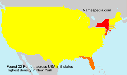 Surname Pometti in USA Surname Pometti in USA