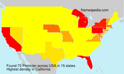 Surname Pomicter in USA Surname Pomicter in USA