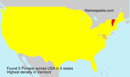 Surname Pompar in USA Surname Pompar in USA