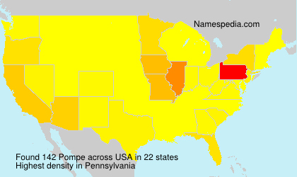 Surname Pompe in USA Surname Pompe in USA