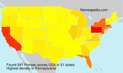 Surname Pompei in USA Surname Pompei in USA