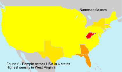 Surname Pompie in USA Surname Pompie in USA