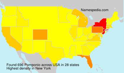 Surname Pomponio in USA