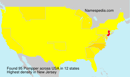 Surname Pompper in USA Surname Pompper in USA