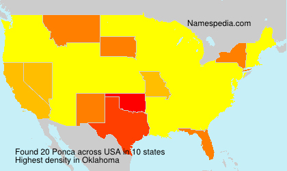 Surname Ponca in USA Surname Ponca in USA