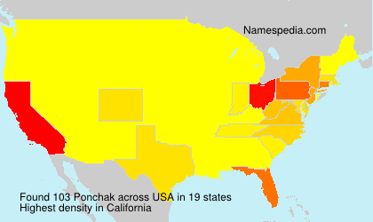 Surname Ponchak in USA Surname Ponchak in USA