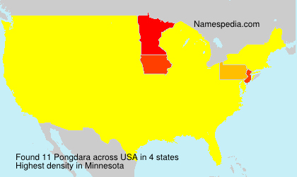 Surname Pongdara in USA Surname Pongdara in USA