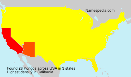 Surname Pongos in USA Surname Pongos in USA
