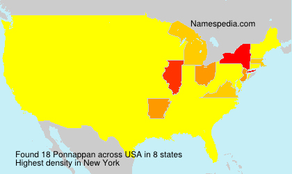 Surname Ponnappan in USA Surname Ponnappan in USA