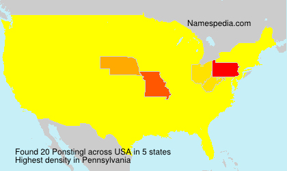 Surname Ponstingl in USA Surname Ponstingl in USA