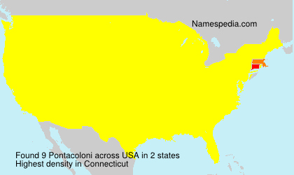 Surname Pontacoloni in USA Surname Pontacoloni in USA