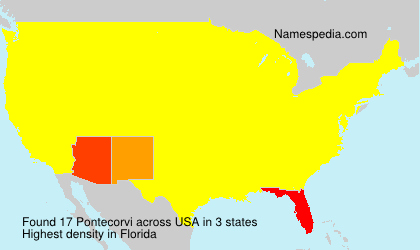 Surname Pontecorvi in USA Surname Pontecorvi in USA