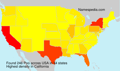 Surname Poo in USA Surname Poo in USA