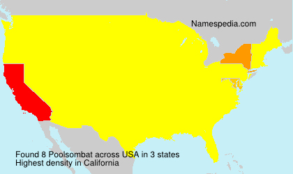 Surname Poolsombat in USA Surname Poolsombat in USA
