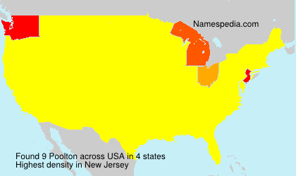 Surname Poolton in USA Surname Poolton in USA