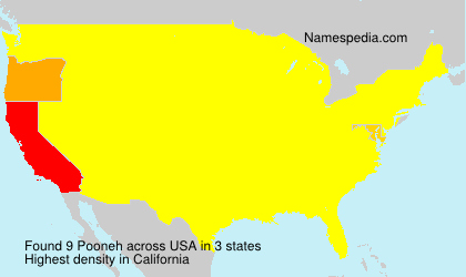 Surname Pooneh in USA Surname Pooneh in USA