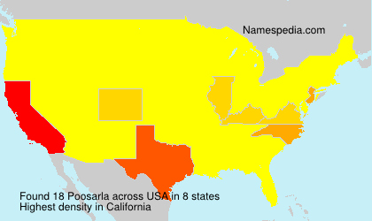 Surname Poosarla in USA Surname Poosarla in USA
