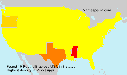 Surname Poothullil in USA Surname Poothullil in USA
