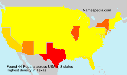 Surname Popatia in USA Surname Popatia in USA